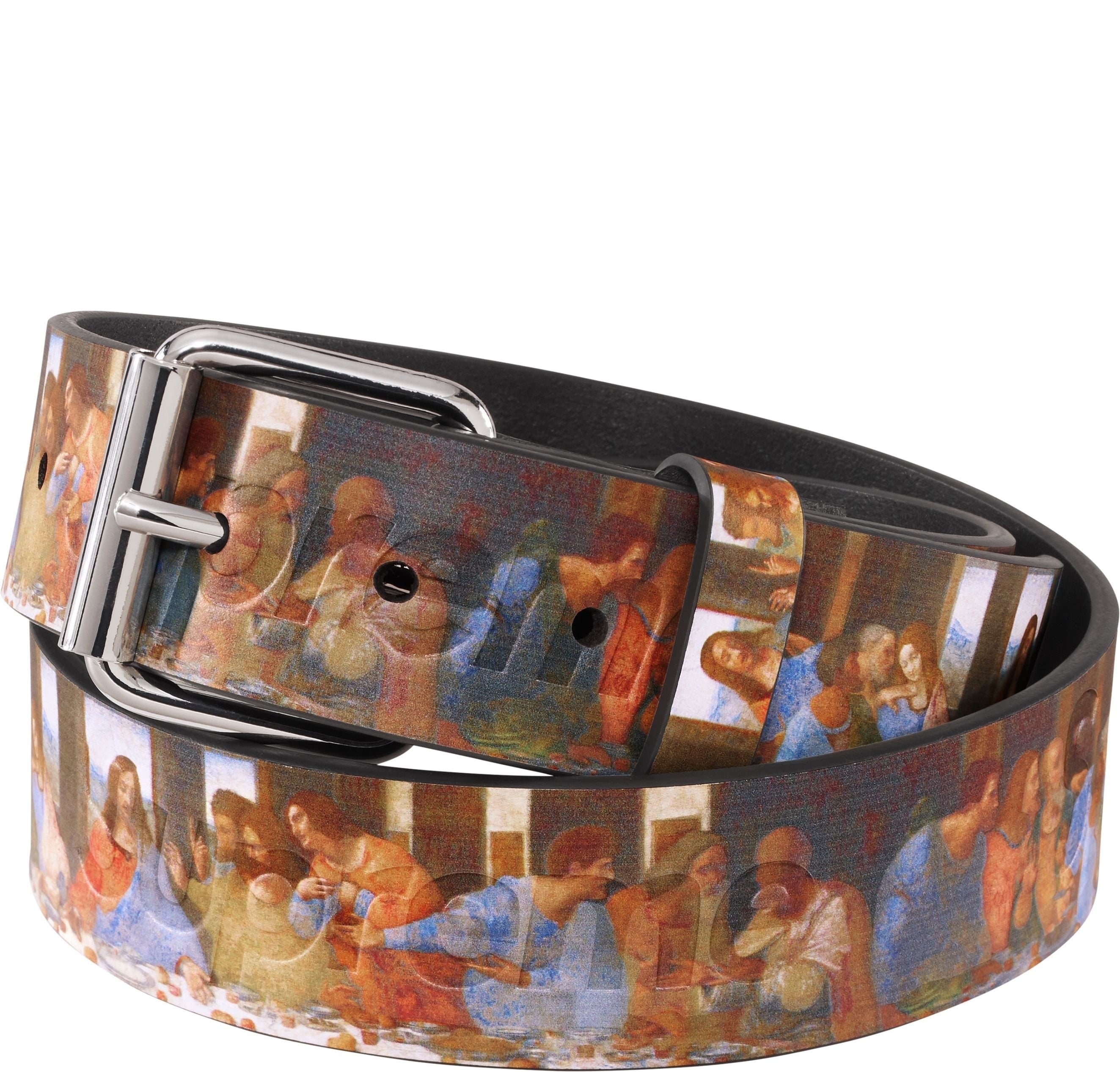 Last Supper Leather Belt